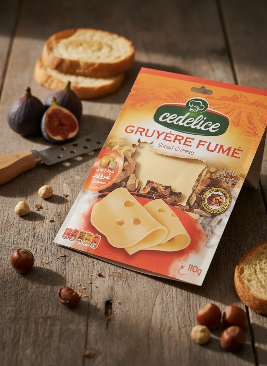 Gruyère Fumé Sliced Cheese