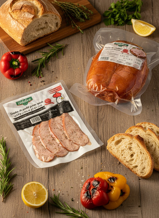 Poitrine de poulet fumée